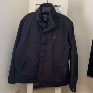 Polo by Ralph Lauren SZ L black mens coat